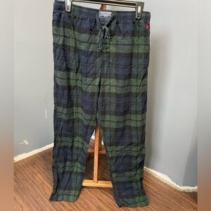 Men's polo Green and Black Plaid PJS